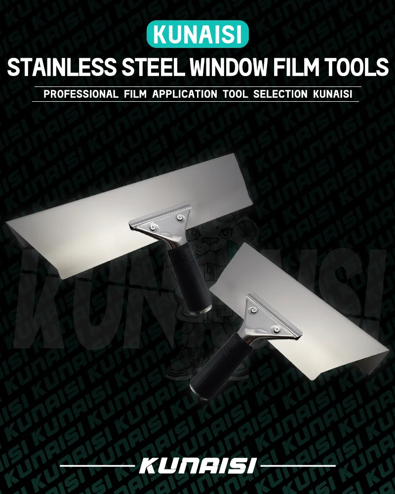 Fenster Tönung Geschwindigkeit Loader Edelstahl Schaber Glas Kratzen Werkzeug Auto Film Für Fenster Reinigung Auto TPU PPF Film Installieren KNS – Detail 1
