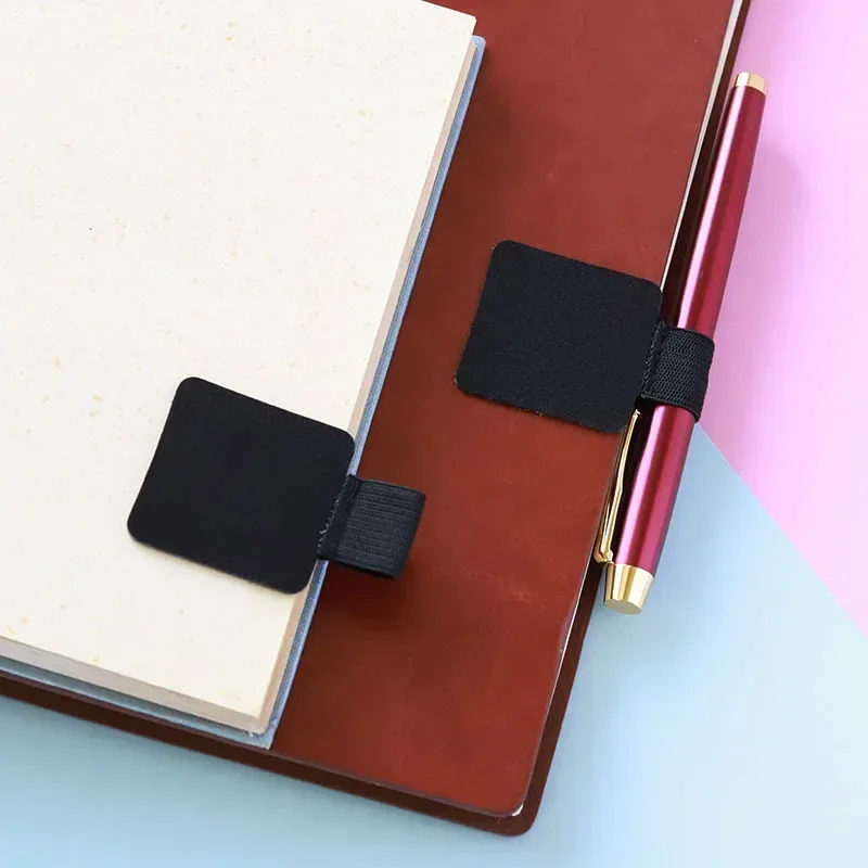 1Pcs Pen Loop Holder Self Adhesive Pencil Holders Pen Loop Clips Universal Notebook Elastic Cover for Diary Planner Clip