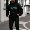 Men's Hoodie Pants Sets New York City Letters Sweatshirts Loose Sweatpants Suit Fleece Jogging Sweatshirt Trousers Outfits Suits 6
