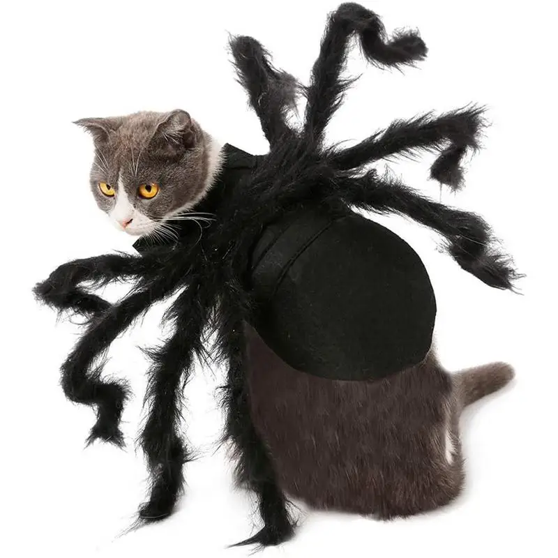 

Halloween Pet Costume Halloween Dress Up Props Simulation Outfits Pet Supplies For Halloween Cosplay Parties Spider Costume For