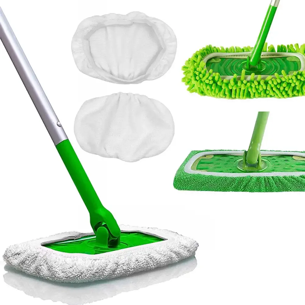 4 Panni Di Ricambio In Microfibra Per Mocio Flash Power: Lavabili, Riutilizzabili E Assorbenti Per Pavimenti In Legno, Laminato, Piastrelle E Marmo – Pulizia A Secchio Bagnato/Asciutto! - 5