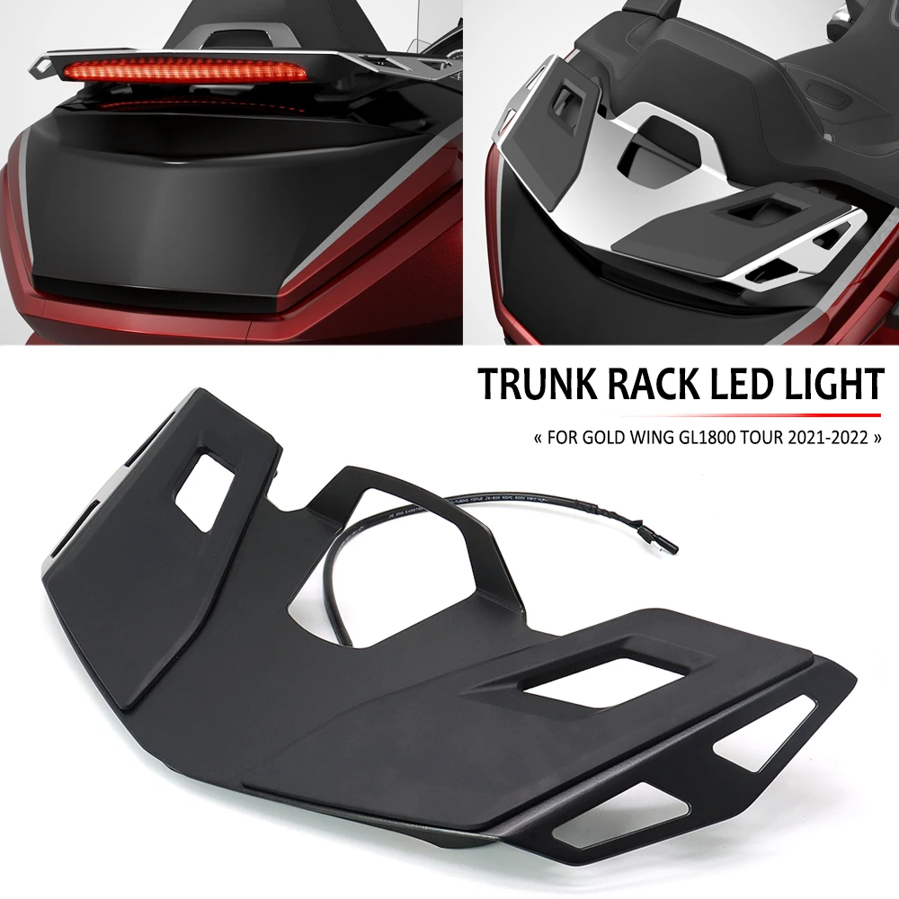 Portapacchi Honda GoldWing per asta 2001-2012 USA bandiera americana p