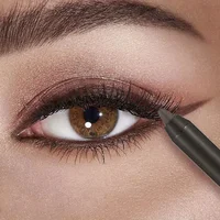 Black Brown Waterproof Eyeliner Pencil Long Lasting Easy To Wear Eye Liner Gel Matte Quick Drying Eyeliner Pen Makeup Cosmetic 1