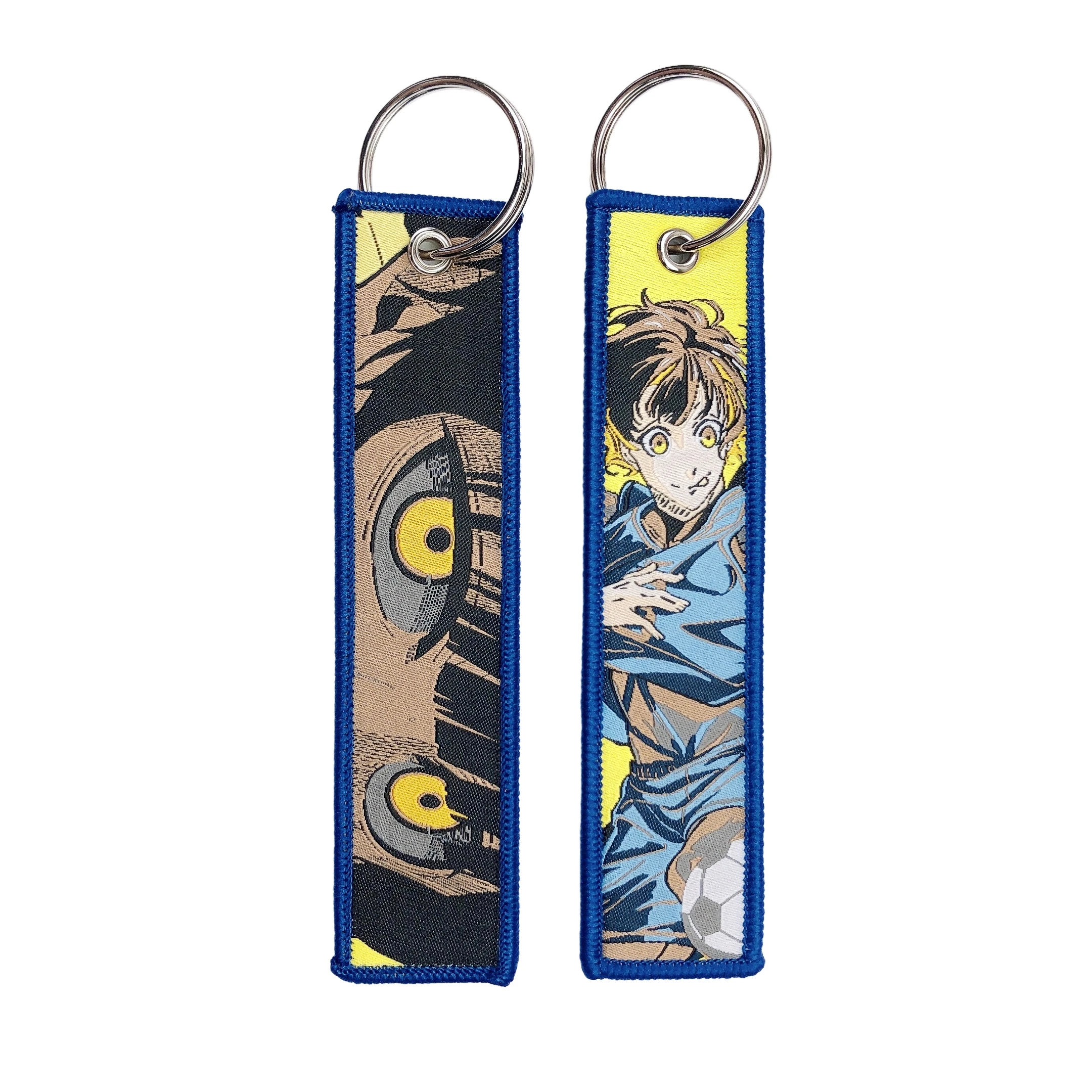 Stickerei Cool Eagle Schnabel Schlüsselbund Lanyard Anime Manga Serie Abzeichen Halter USB Anhänger Tragbare Schlüssel Lanyard Zubehör – Detail 19