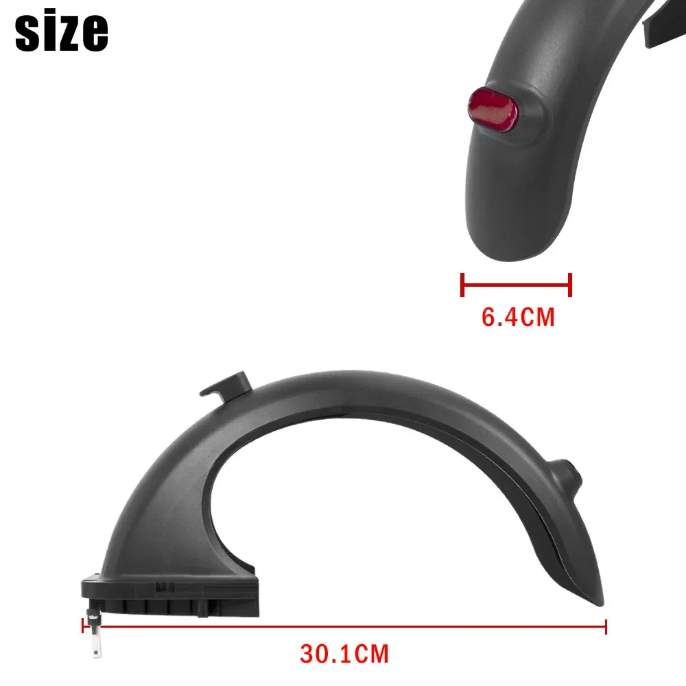 Langlebiger Kotflügel hinten für Segway Ninebot Max G30 Elektroroller, Rücklichthalterung, Bremslicht-Unterstützung, Halterung von Teilen – Detail 8