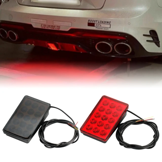 Universal Car LED 3rd Brake Light taillight 12V 15LED F1 Style Car accessories For Tail Lights Auto Flash Signal Lamp Work Light