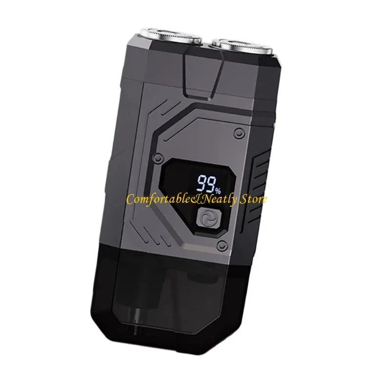 K92B 휴대용 전기 면도기 및 코 트리머 2 in 1 여행용 미용 LED 디스플레이