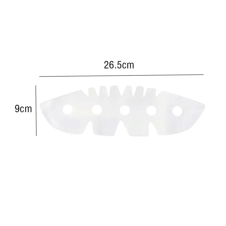 Alipis 10 Inserti Per Cappelli Da Baseball In PVC - Mantieni La Forma Del Tuo Berretto (19x19cm) - 3