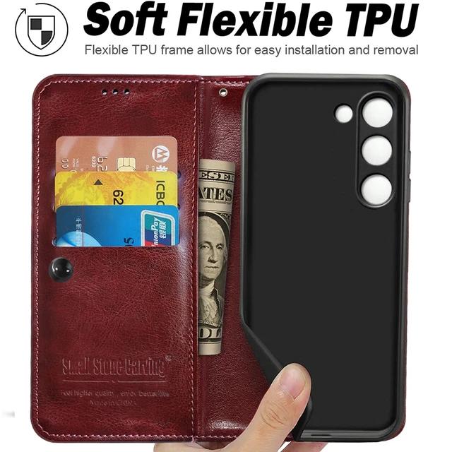 For Samsung Galaxy A14 5G Case book stand wallet Leather Flip Phone Case  for Samsung A14 A 14 5G Cover with Card Slots Funda - AliExpress