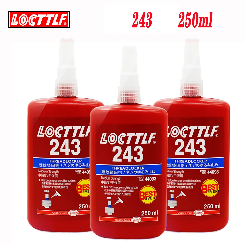 Клей loctite 250 для фиксации резьбы 243 мл уплотнение заполнения зазора