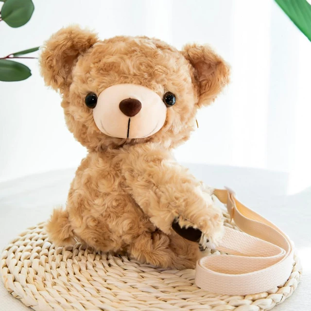 Monnalisa Girls Beige Teddy Bear Bag | Junior Couture USA
