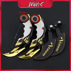 Valorant Game Weapon 17cm 2.0 Champions Karambit Knife Military Tactical Knive Uncut Safe Cosplay Balisong Gift Box Toy for Kids