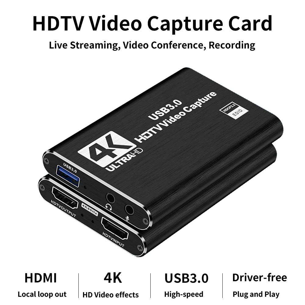 1080p 60fps Video Capture On Switch 4K HDMI Video Capture Card