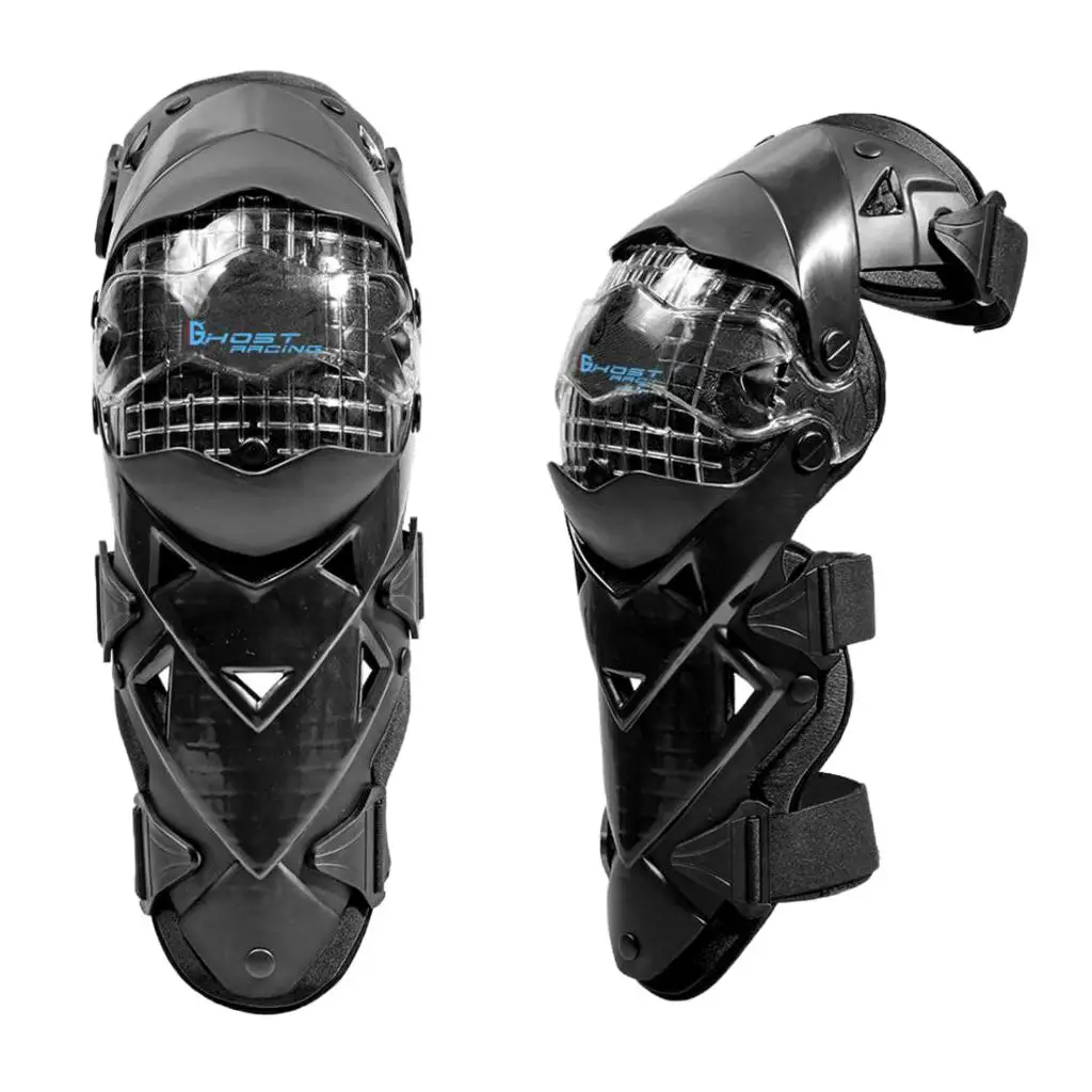 Adults Motorcycle ATV Motocross Elbow Knee Shin Guards Pads for , Black