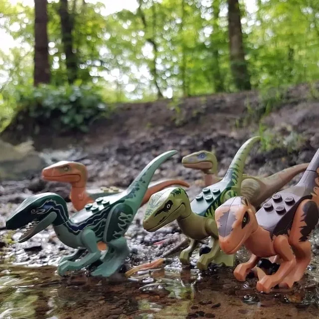 Assemble Educational Building Blocks Velociraptor Triceratops Jurassic World Dinosaurs Indominus T-Rex Model Toys For Boy Gifts 5