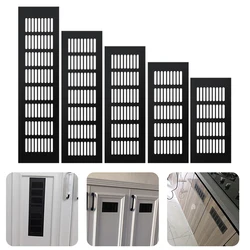 60mm Aluminium Rectangular Cabinet Wardrobe Air Vent Grille Ventilation-Cover Cabinets Bathroom Doors Parts Accessories