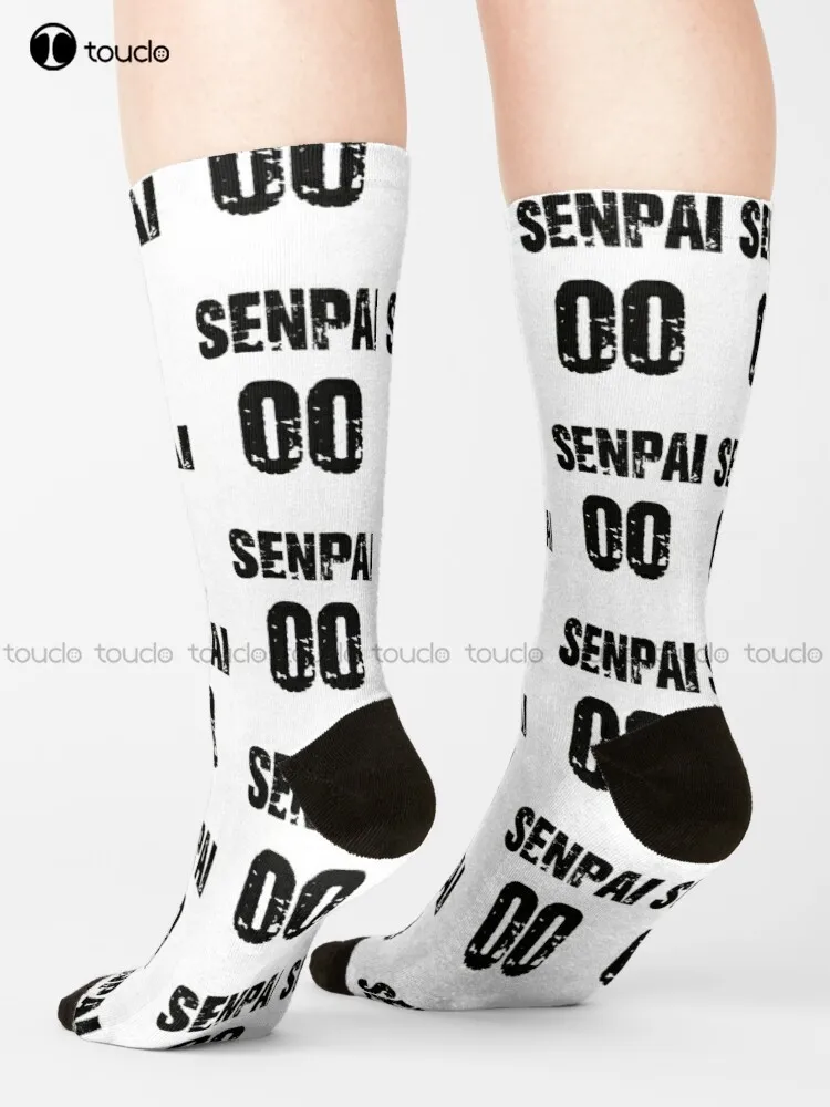 

Senpai Anime 90S Socks Funny Socks For Men Unisex Adult Teen Youth Socks 360° Digital Print Harajuku Streetwear Gift Retro 1Pair