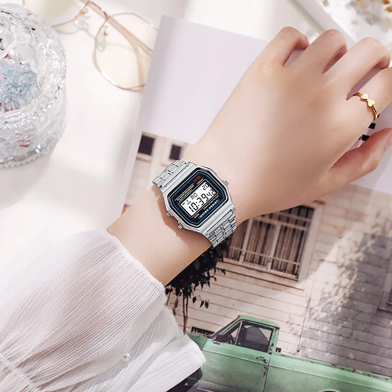 للجنسين F91W ريترو الرجال النساء متعددة الوظائف LE...