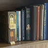 Booknook Book Holders Fake Books Bookends Model Kit With LED Light For Bookshelf Insert Decor Miniature Ornament Creative Gifts 6