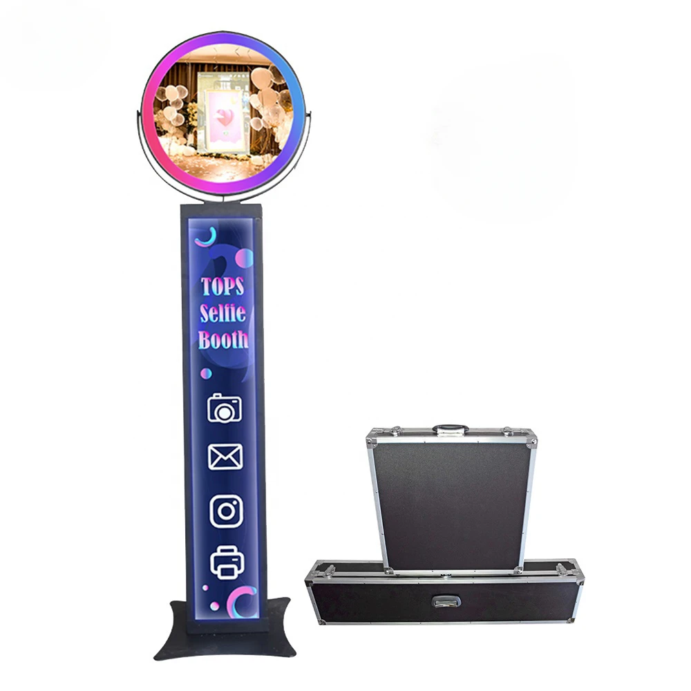 

Ipad Roaming Photobooth Kiosk 2021 New Selfie Station Photo Booth For Sale