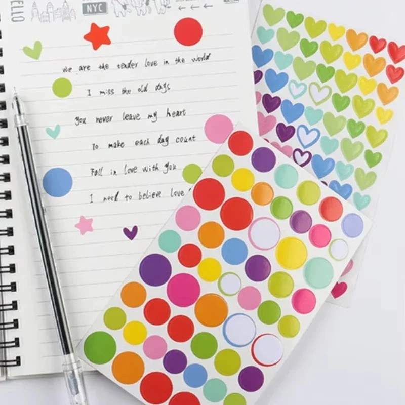 Decorative Stickers DIY Scrapbooking Accessories 6pcs