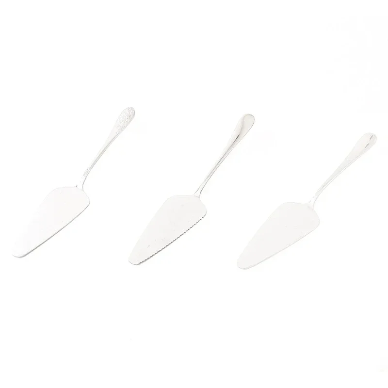 1Pc Cake Shovel Knife Pie Pizza Cheese Server Cake Divider Knives Stainless Steel Serrated Edge Server Baking Tools