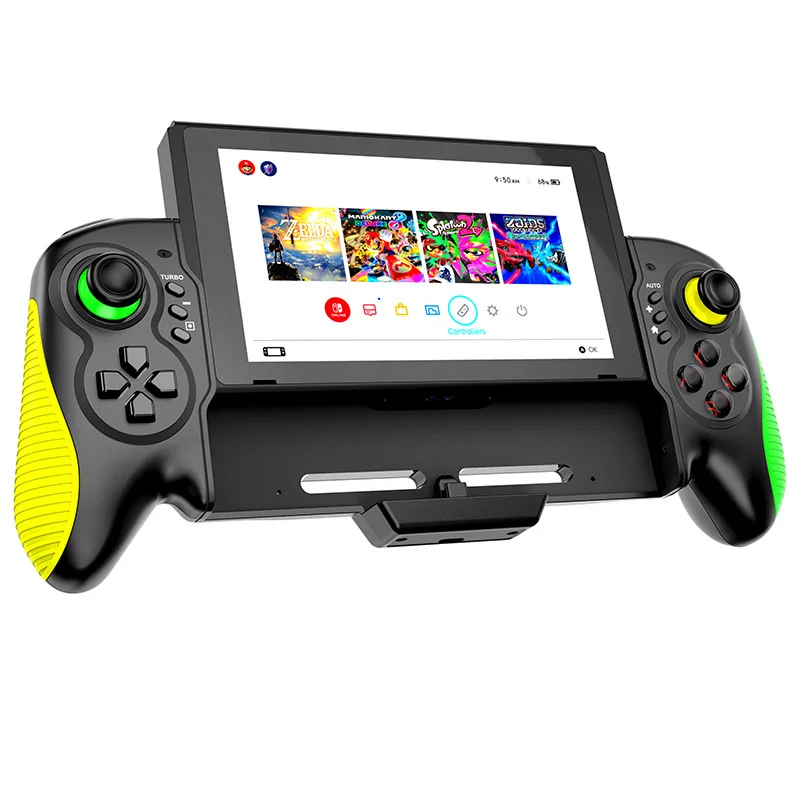 

2023 New Handheld Controller For Switch Gamepad Handheld 6-Axis Gyro Joystick Somatosensory Burst Function For N-Switch Console