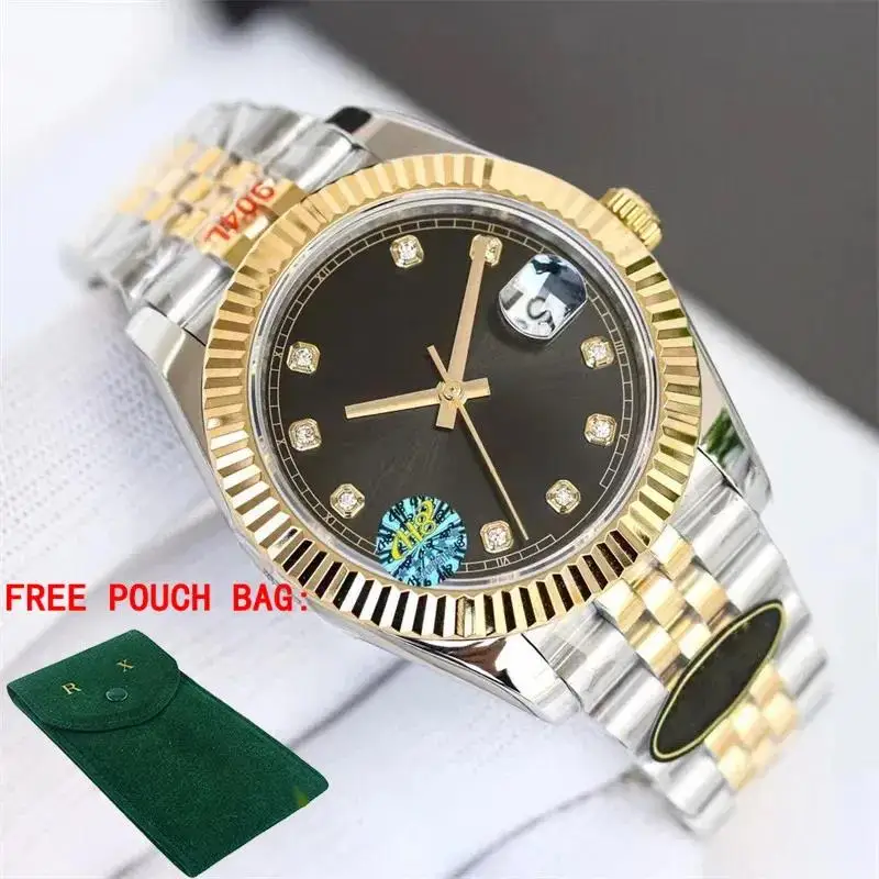 

Luxury Men's Women's Watch Automatic Mechanical Sapphire Stainless Steel WristWatch Fashion Gold Black Green
