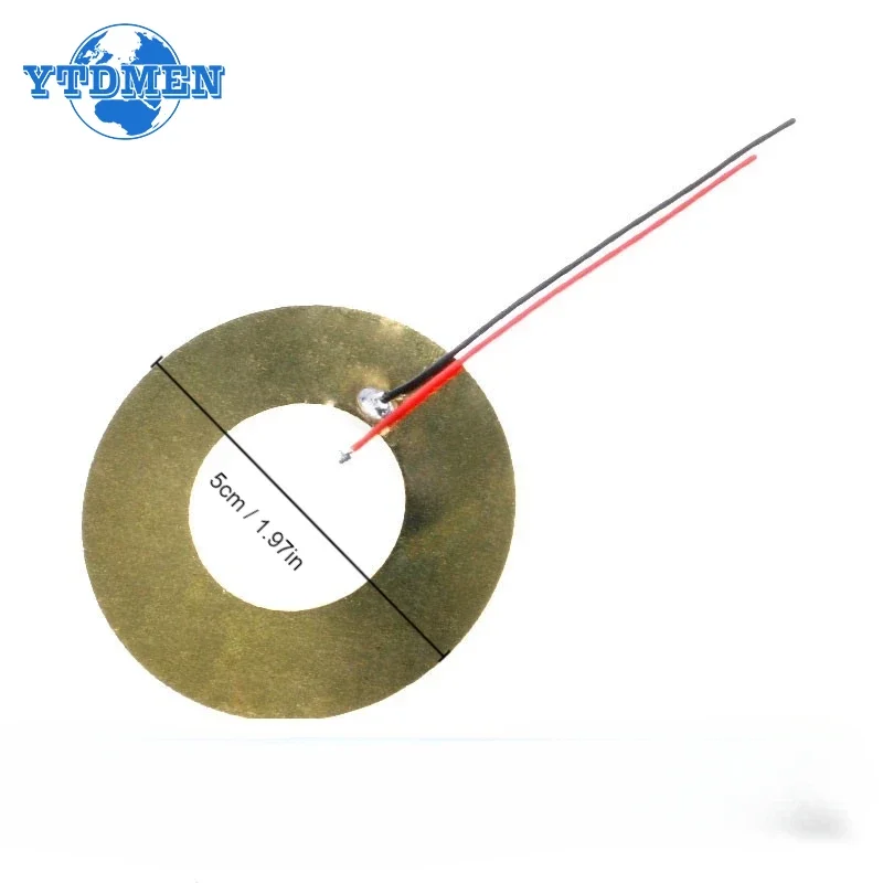 Premium Piezoelectric Ceramic Wafer Plates with Wiring for Buzzers and Loudspeakers (10/20 Pack)
