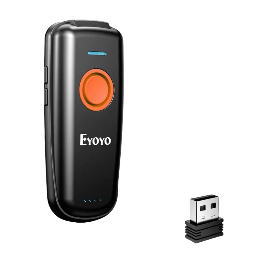 EYOYO EY-023L Mini Barcode Scanner 1D 2.4G Wireless Bar Code Scanner For Android IOS Windows Bluetooth Laser Reader barcode scanner