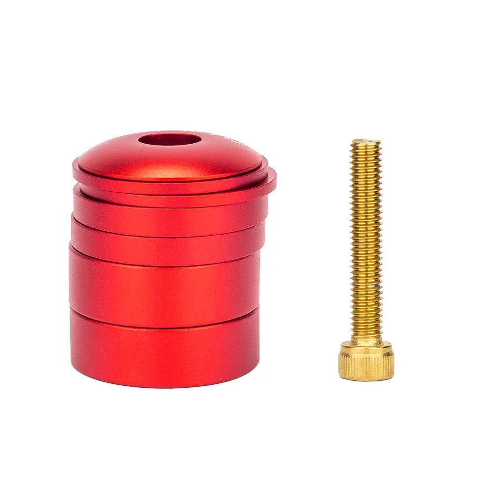 Bicycle Headset Aluminum Alloy Spacer Stem Top Cap Stainless Parts 28.6mm