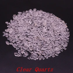 Colorful Natural Crystal Gravel for Home Decor and Healing Energy (Clear Quartz)