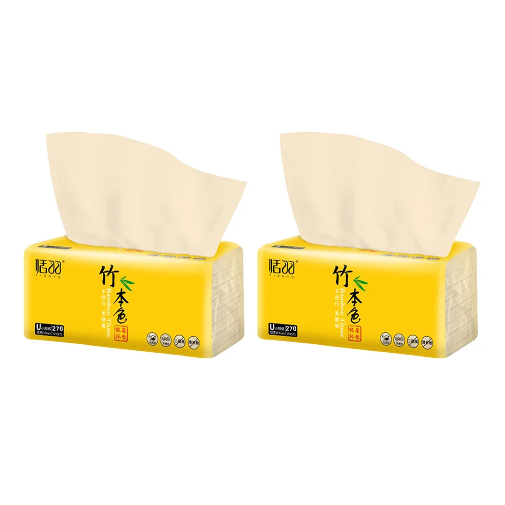 Soft Hygienic Disposable Facial Towels Bamboo Makeup Remover Napkin Wet Dry Cleaning Tissue Paper Extraction Serviettes 3 Bags