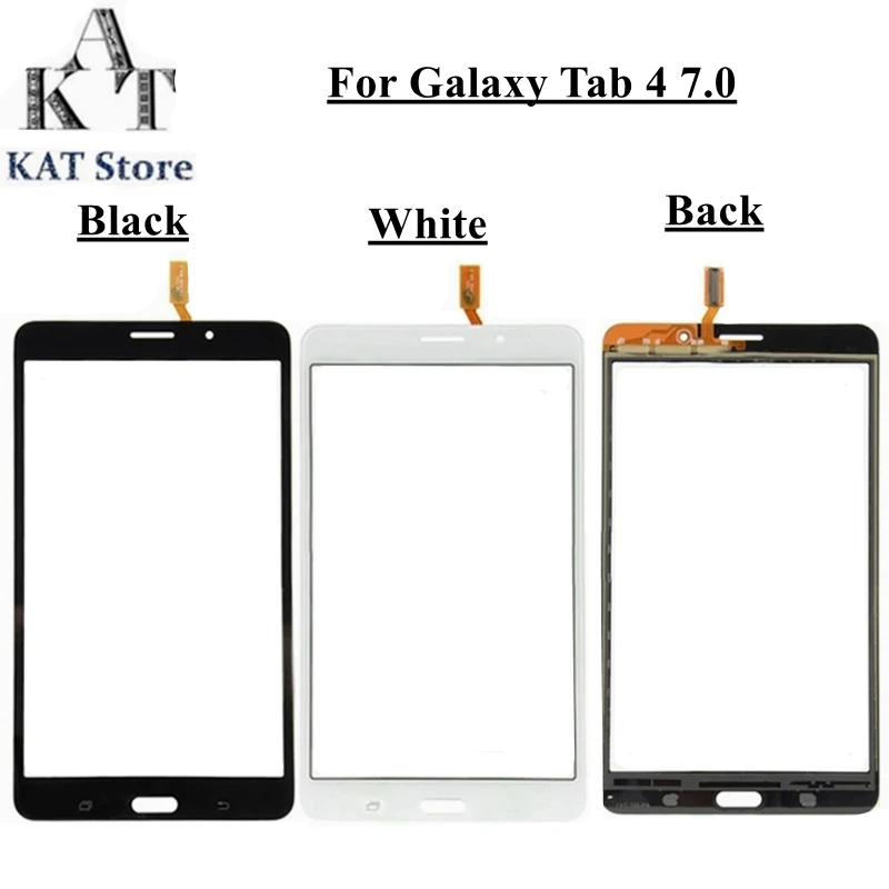 

7,0 "для Samsung Galaxy Tab 4 7,0 SM-T230 T231 T239 сенсорный экран дигитайзер Adheisve Переднее стекло объектив Панель запасные части