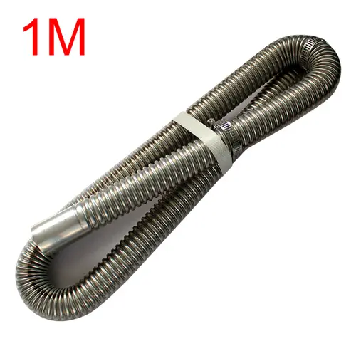 60cm 100cm 120cm 150cm 200cm 250cm 300cm Air Diesel Parking Heater Stainless Steel Exhaust Pipe Tube Gas Vent Hose Car Truck VAN - Image 10