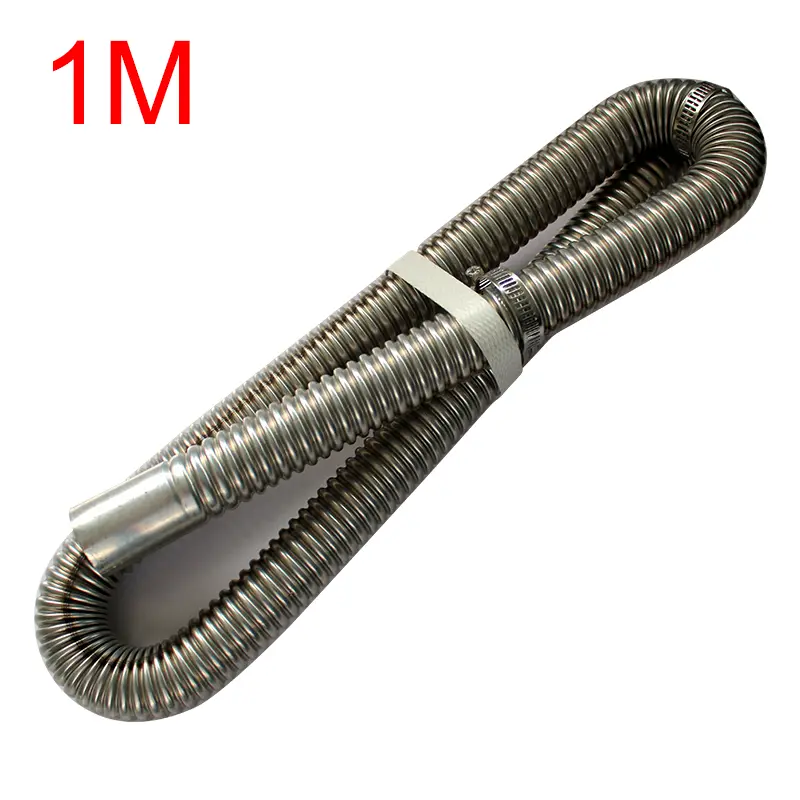 60cm 100cm 120cm 150cm 200cm 250cm 300cm Air Diesel Parking Heater Stainless Steel Exhaust Pipe Tube Gas Vent Hose Car Truck VAN - Image 10