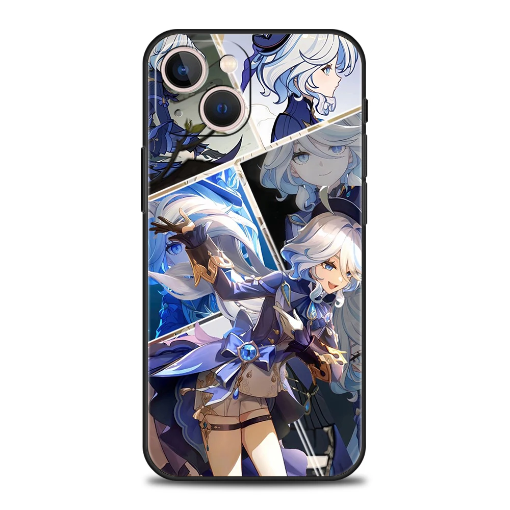 Genshin Impact Lovely Furina Luxury Phone Case Cover
