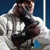 Three-finger Ski Gloves Windproof Waterproof Wear-resistant Warm Gloves Built-in Wrist Guards Velvet Winter Motorcycle Gloves 2