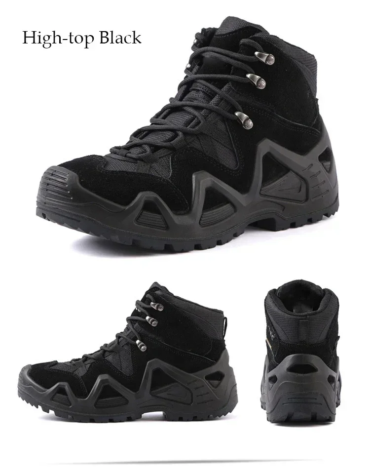 Men Outdoor Training Desert Boots Men Outdoor Camping Hiking Mountaineering Trekking Hunting Non Slip Shoes Sneakers 5