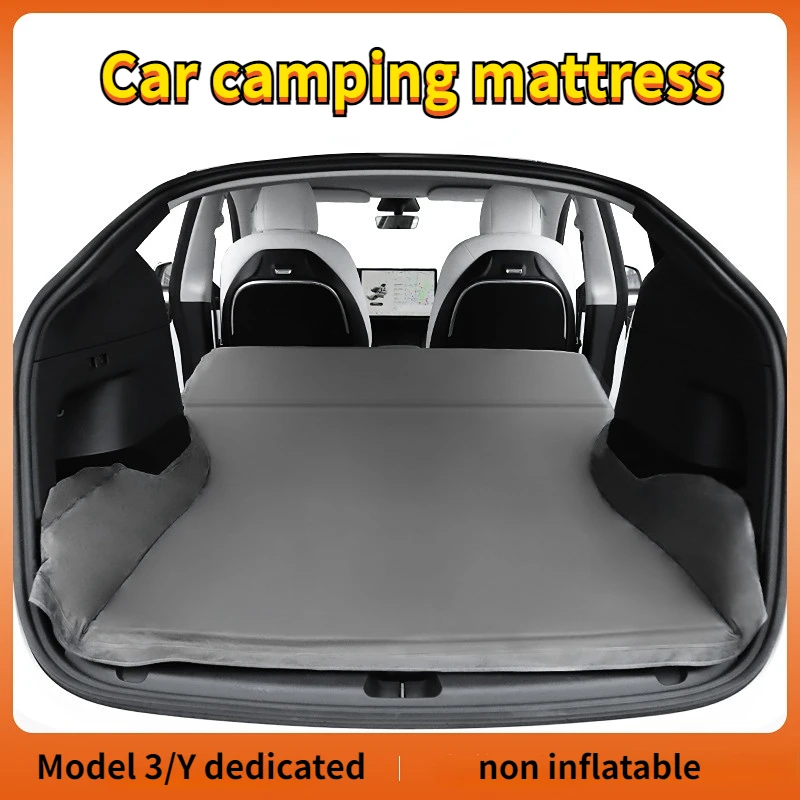 20223 For Tesla Model 3/Y Car Folding Camping Bed Mattress Travel Mattress Travel Sleeping Bed