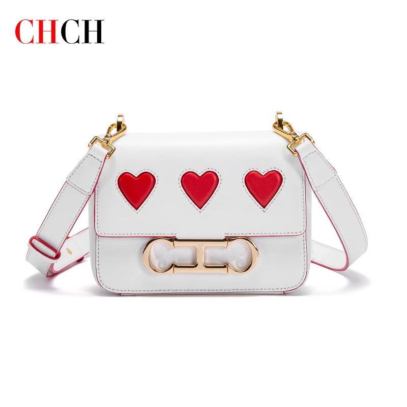 CHCH 2023 Design Luxury Women's Shoulder Bag Valentine's Day Limited Leather Shoulder Bag Limited Edition Of Honeymoon Travel - Image 3