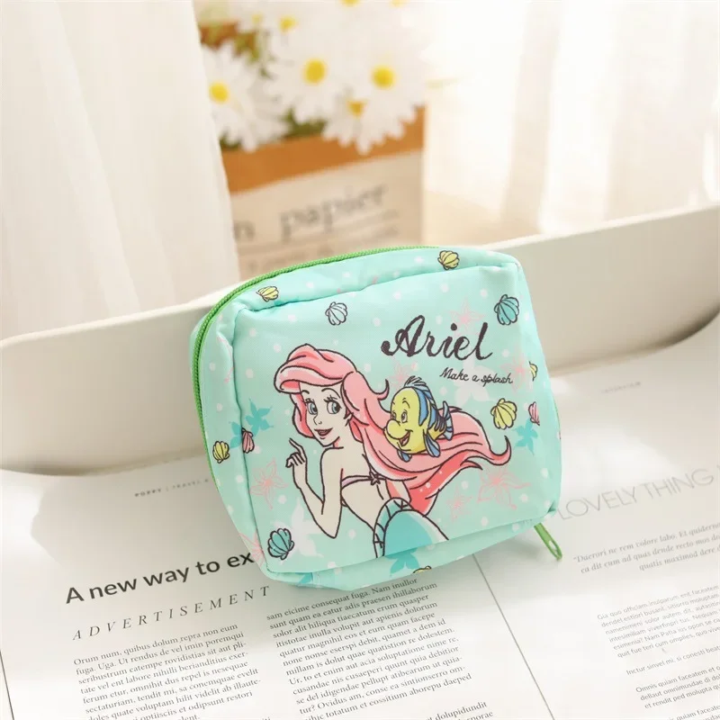Period Pouch Portable Tampon Storage Bag,Tampon Holder for Purse Feminine  Product Organizer,Anime Fantasy Mermaid Blue Fairy