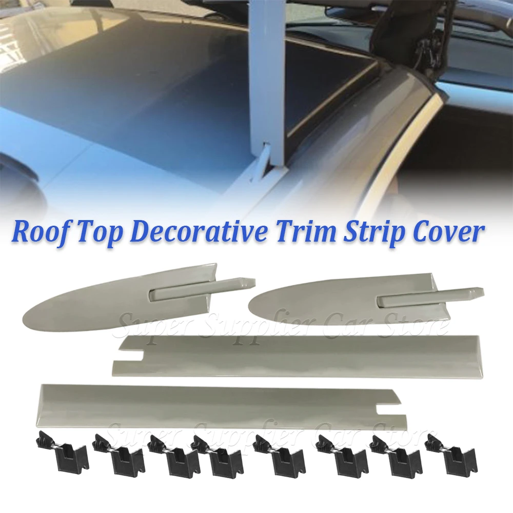 Besshepplo Cabrio-Dach Scharnierabdeckung Links Für BMW E93 & F33 Modelle - Inklusive Clips