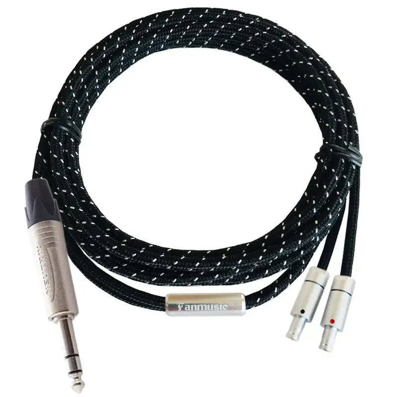 

Fanmusic ZY-056 HiFi ZY Audio 6.35 Male Plug 2.5m Headphone Upgrade Cable Wire For HD800