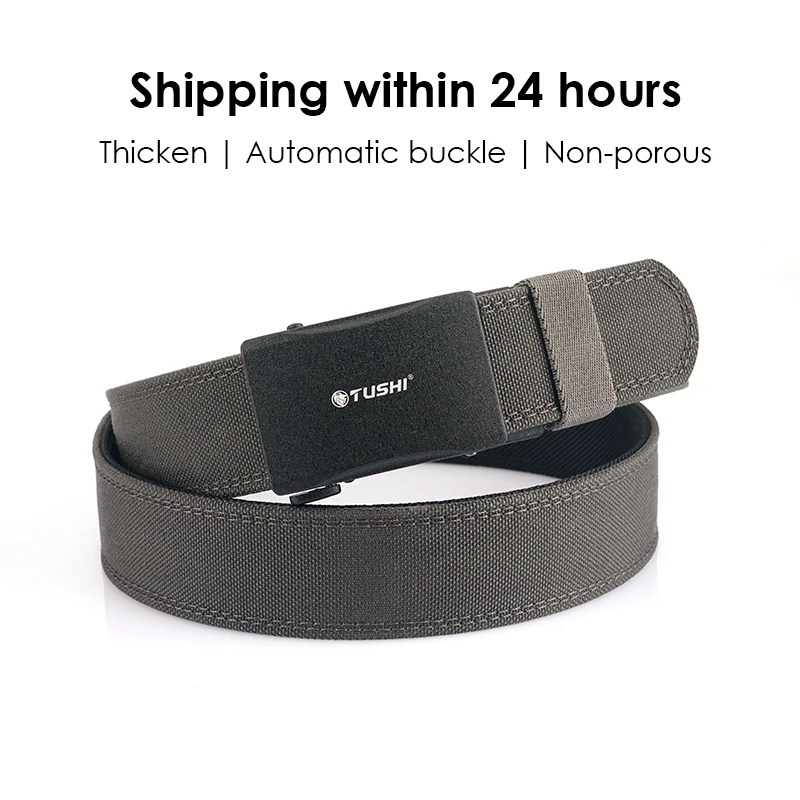 KOLBER Tactical Gun Belt for Men Metal Automatic Buckle Military Belt Thick Nylon IPSC Girdle Male Outdoor Hunting waist belt mens belt nylon belt tactical belt tactical belts toothless automatic buckle belt