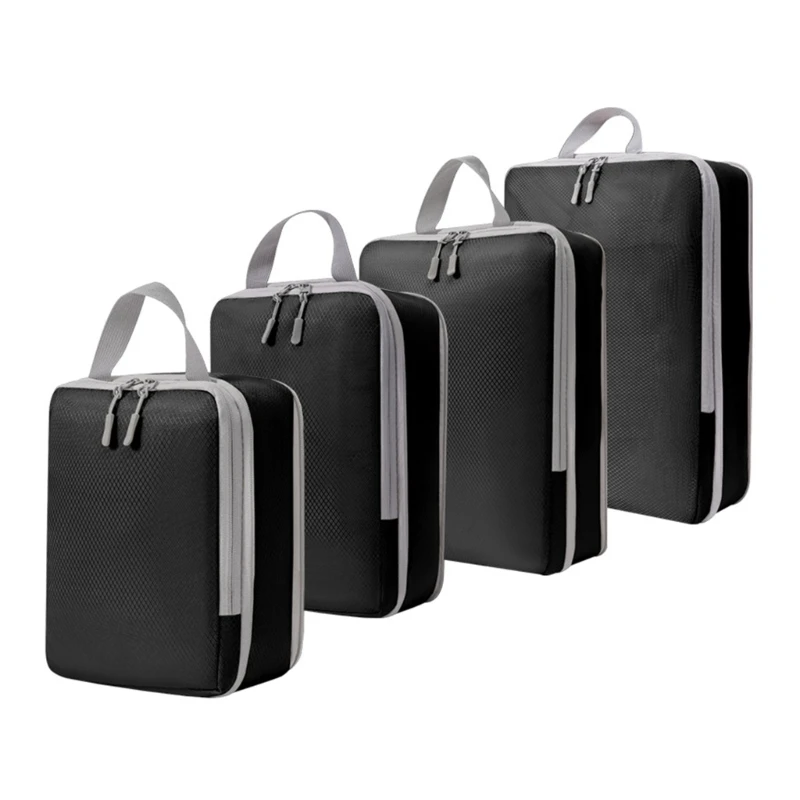 Set of 4 Multipurpose Compression Organizers Bags Closet and Luggage Storage Bag Clothes and Bedding Organization Tool 37JD 3