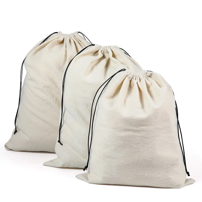 10pcs/lot Logo Customized Suede Travel Drawstring Storage Bags Personalize Folded Dust Sacks for Handbags and Shoes