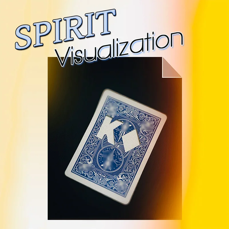 Spirit Visualization Magic Tricks Magician Close Up Stage Illusions Gimmicks Mentalism Props Card Prediction Revealed Magia quique marduk presents invisible shooter stage magic tricks illusions gimmicks mentalism magic props magica profissional palco