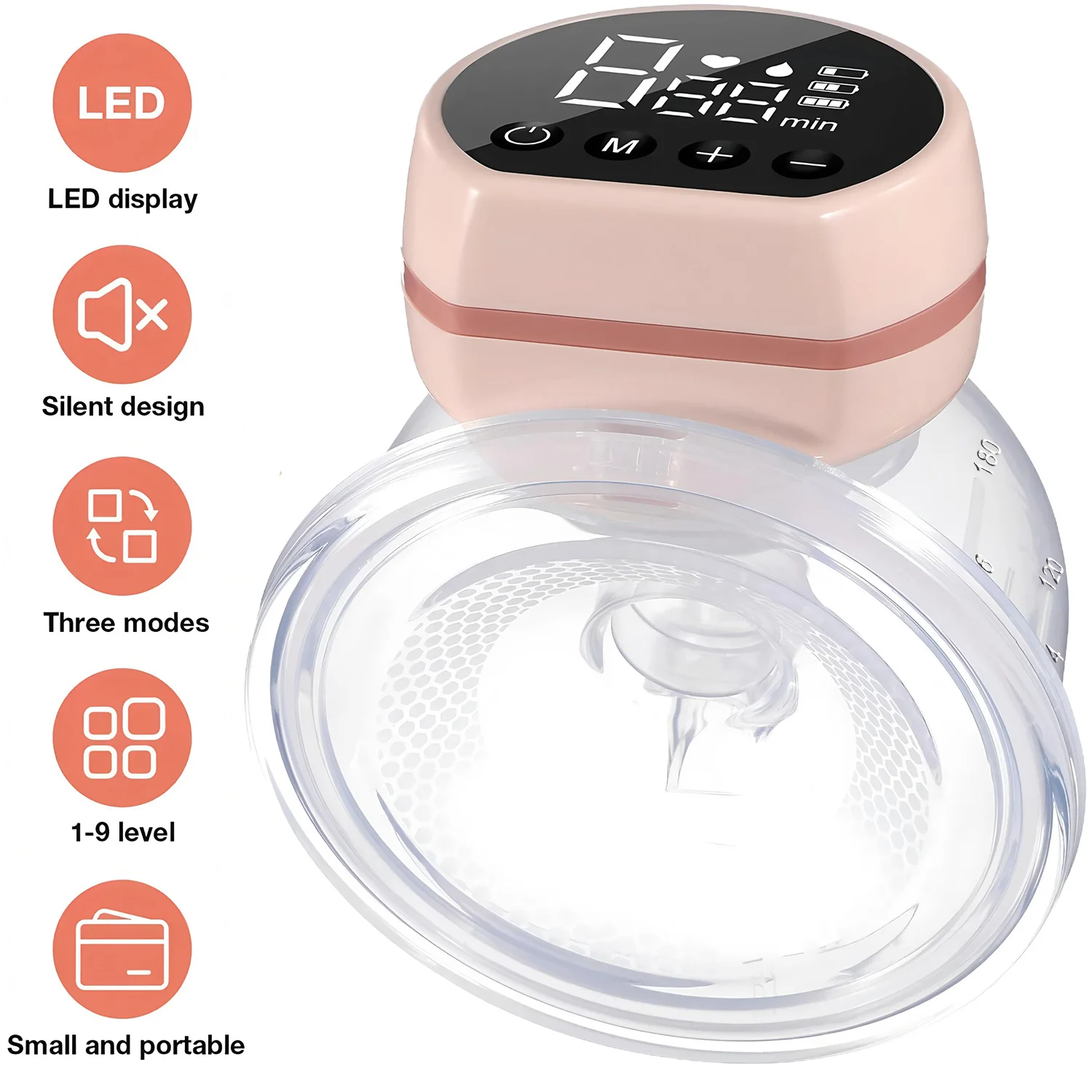 Electric Breast Pump Wearable Hands Free Portable Milk Extractor_voghion.com