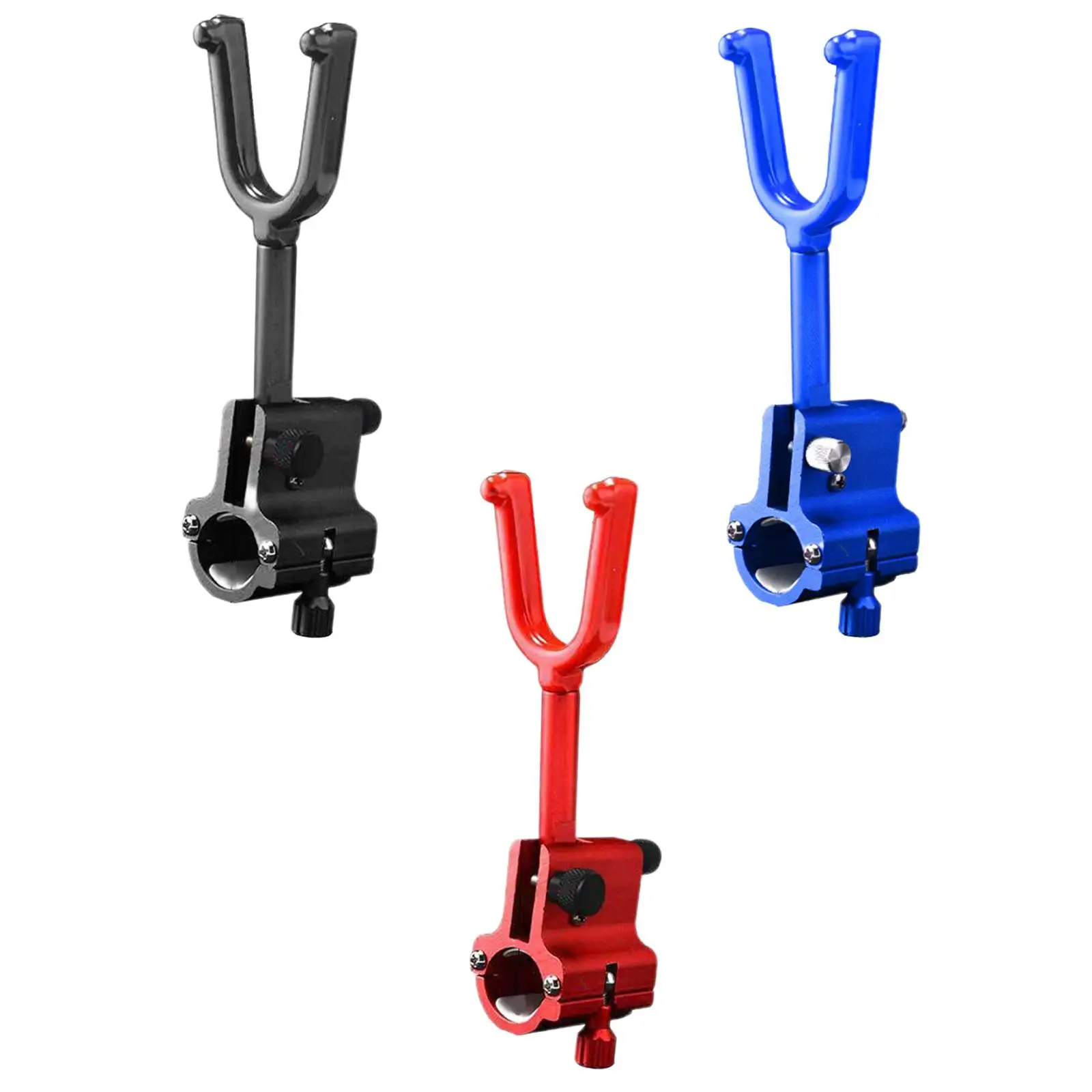 Fishing Rod Rack Clamp Flexible Fishing Tackle Non Slip Rear Bracket Pole Holder for Equipment Men Shore Outdoor